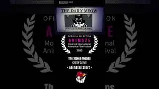 🖤 King of Claws made Official Selection at ANIMAZE 2022 the Montreal International Film Festival! 🖤