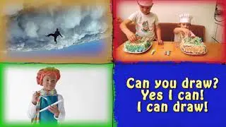 Can You Draw? Learn English Verbs GOGO CHANT