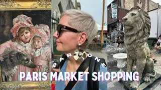 Visiting Famous Paris Market | Les Puces de Saint-Ouen | Antique Market Treasures