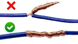 awesome idea how to twist electric wire together properly joint electrical wire  part 2