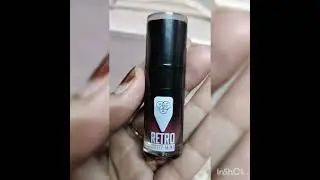pac retro matte mini liquid lipstick flirtini 37|pac retro matte gloss swatches|#ashortaday #ytshort
