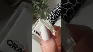 Cracked Black & While Nail Polish Duo Swatched By @_karebeauty_
