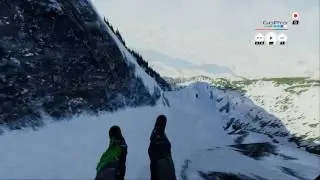 Steep-Paraglide run