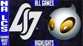 CLG vs DIG Highlights ALL GAMES - NA LCS week 6 Summer 2017 - CLG vs Dignitas