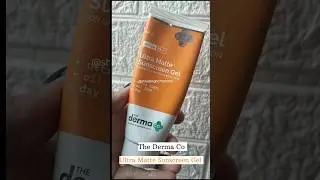 the Derma Co ultra Matte Sunscreen gel #viral #sunscreen #skincare #trending#shorts #shorts#ytshorts