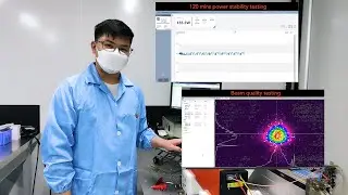 100W CO2 RF Laser! ZAMIA F10 RF Lasers Stability + Beam Quality Testing