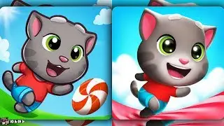 Talking Tom Candy Run - Android IOS GamePlay | Cartoons For Kids