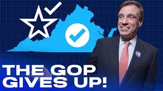 Republicans ABANDON Virginia Senate Race Fearing LANDSLIDE Loss