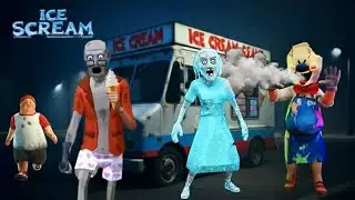Ice cream man with Mad Granny Full Gameplay 🔥 