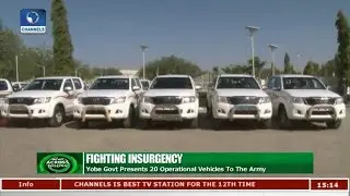 Yobe Govt Presents 20 Operational Vehicles To The Army | News Across Nigeria |