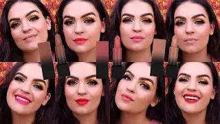 HUDA BEAUTY Power Bullet Lipstick:The Icons | Review & Swatches