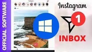 Instagram INBOX In WINDOWS 10 | Insta Chat App For PC + Messaging Feature | How To DM In Laptop