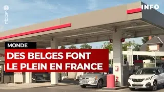 Essence : des Belges font le plein en France pour payer moins cher - JT RTBF