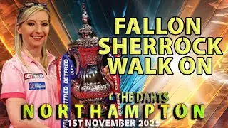 Fallon Sherrock Darts Walk On Northampton 2025