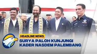 Surya Paloh Kunjungi Kader Palembang untuk Beri Pengarahan