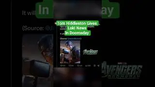 Tom Hiddleston Reveals interesting Loki News 🤔