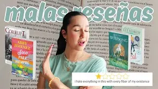 Leyendo MALAS RESEÑAS de LIBROS MUY FAMOSOS😱💔