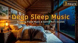 Relaxing Sleep Music with Rain Sounds and Piano -Deep Sleep In Forest, Healing & Meditation Music