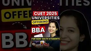 Colleges Offering BBA Without Maths 🎓📚 #shorts