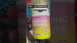 Organic traveller  brightening moisturizer review #reviews moisturizer #brightening #skincare are