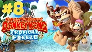 Donkey Kong Country Tropical Freeze Part 8 [ Wii U ] No Commentary Full HD Walkthrough 1080P