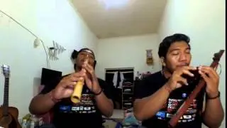 Jerry Kamit - Lan e (Cover) collabs Sape Dayak, Suling Bali, Ocarina, Native