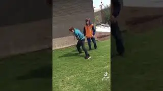 Anime kid does back flip off wall TikTok