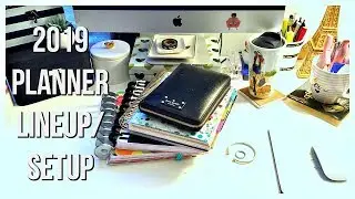 2019 Planner Lineup/ Setup (PoshLifeDiaries)