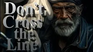 Don't Cross the Line (AI Music Video Biker Rock Ballad)