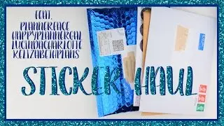 STICKER HAUL | Plannerface, KelizabethPlans, HappyPlannerGal & LucindaCharlotteDesigns