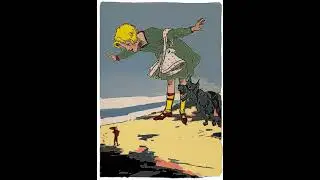 Is Dorothy a giant?  Or is that a tiny man?