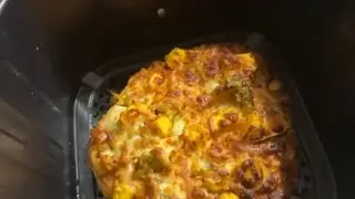 Making First Time Pizza in Air Fryer😋