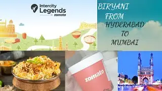 Mutton Briyani From Hyderabad To Mumbai By Intercity Legends Zomato #biryani #youtube #biryanitime