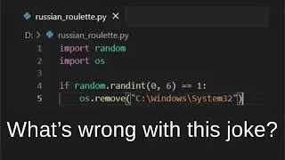 What's wrong with this python joke