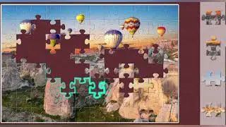 Hot Air Balloon above Cappadocia Skies🙂🧩//beautiful jigsaw puzzle game 🧩//@jigsawpuzzle45