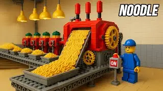 How to Make Noodles with a LEGO Machine!