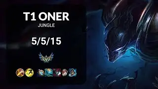 T1 Oner Nocturne vs Kindred JUNGLE - KR  Patch 13.15