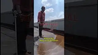 Dak Bocor di aspal Aja sama Mega, #antibocor #aspalcair #aspal #aspalberkualitas