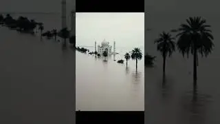 TAJ MAHAL UNDER FLOOD