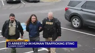 13 arrested in human trafficking sting