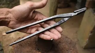 How to Make Blacksmith Tong / Using steel Rod