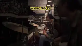 Trying to build drum solos simply using phrasing with no &ldquo;licks&rdquo;. @JustinSaladinoBand