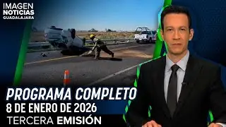 Imagen Noticias GDL con Ricardo Camarena | Programa completo 8 de enero 2026