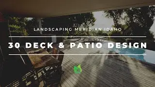 30 Deck & Patio Design - Landscaping Meridian Idaho