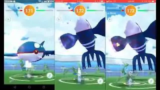 Legendary Raid #56 - Kyogre Trio with only Rayquaza (Windy Boost)