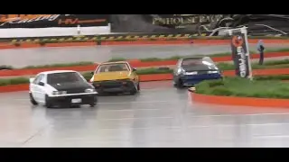 ハチロク軍団の走行動画ロール仕様RWD DRIFT RC