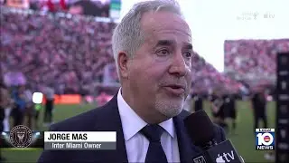 Jorge Mas reacts to Inter Miami's MLS Cup victory