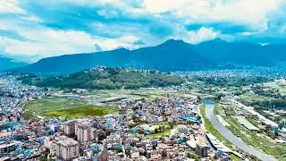 Kathmandu valley Drone view 4k