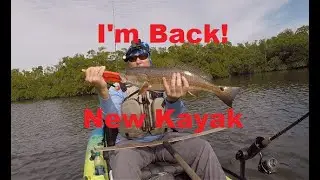 I'm Back! Ocean Kayak Malibu PDL walk thru, on the water test, and redfishing.