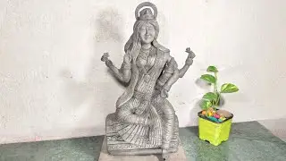 Clay Maa Lakshmi Idol Making | Mitti Se Lakshmi Mata Murti | Diwali Special Clay Art 